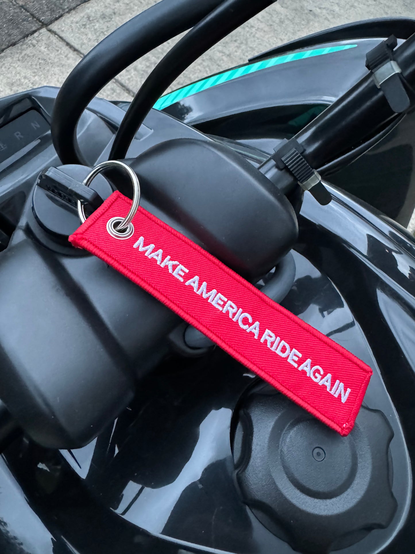 Make America Ride Again Key Tag